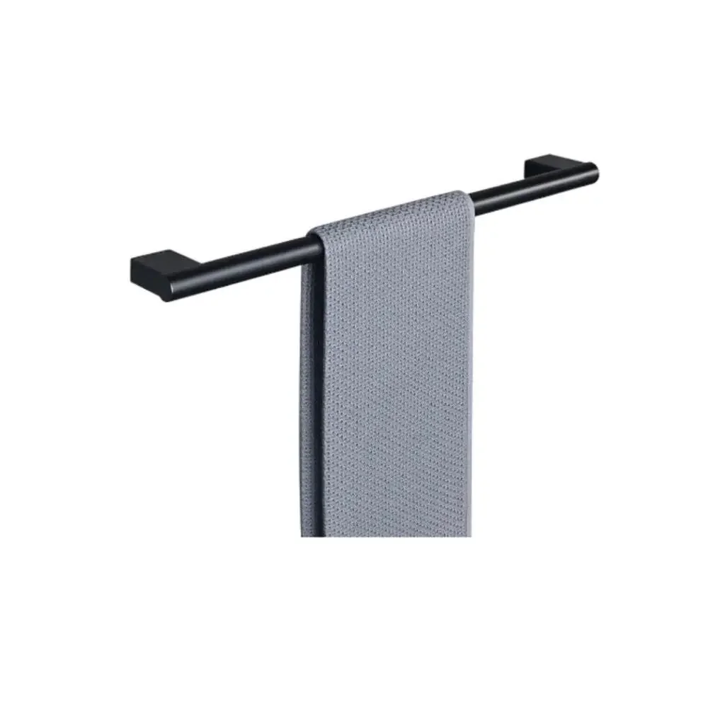 Alise Bath Towel Bar Black Towel Holder Towel 27.5” Long